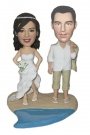 Wedding Beach Custom Bobblehead Doll