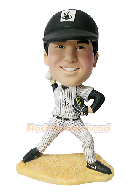 Baseball Pitcher Custom BobbleHead