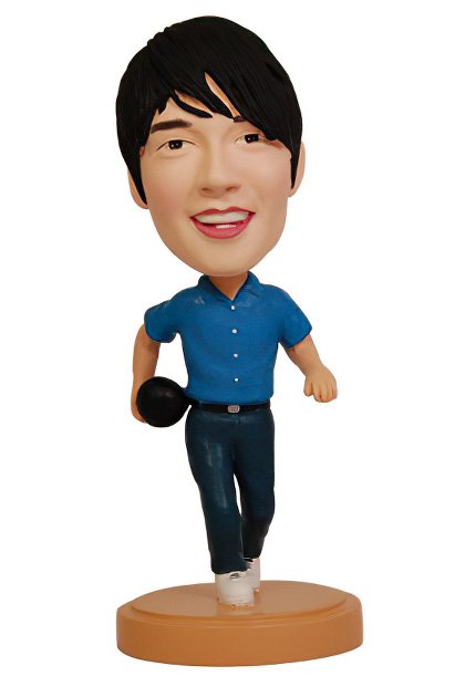 Bowler Bowling Player Custom Bobblehead