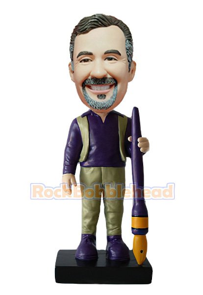 Brilliant Poet Bobblehead Doll