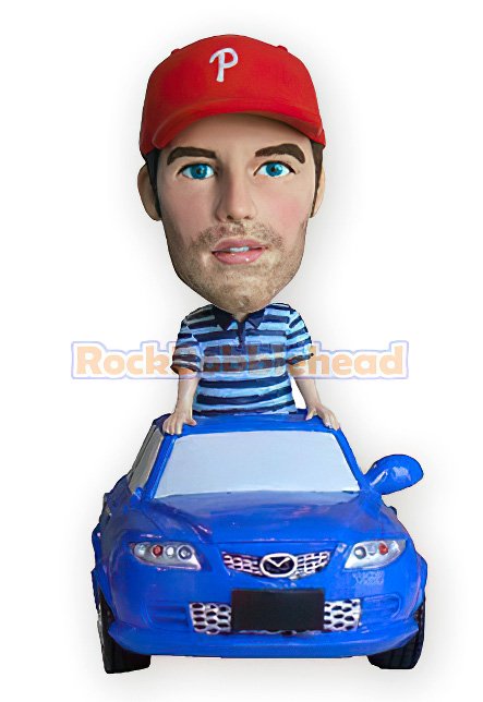 Casual Guy In The Car Bobblehead