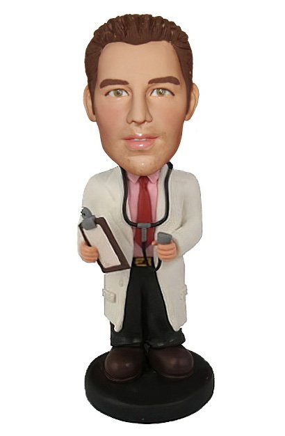 Professional Male Doctor Custom Bobblehead