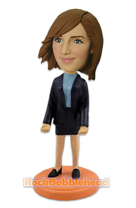 Female Card Holder Professional Bobblehead