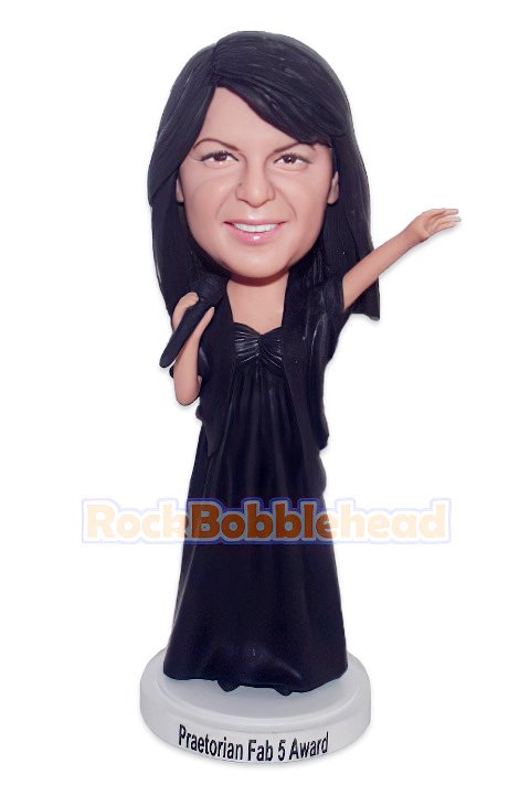 Female Singer Custom Bobblhead