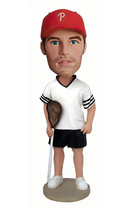 Lacrosse Player Custom Bobblehead