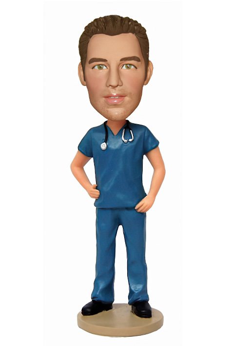 Male Nurse Custom Bobblehead