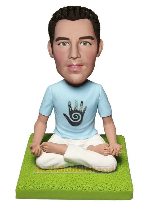 Male Yoga Custom Bobblehead