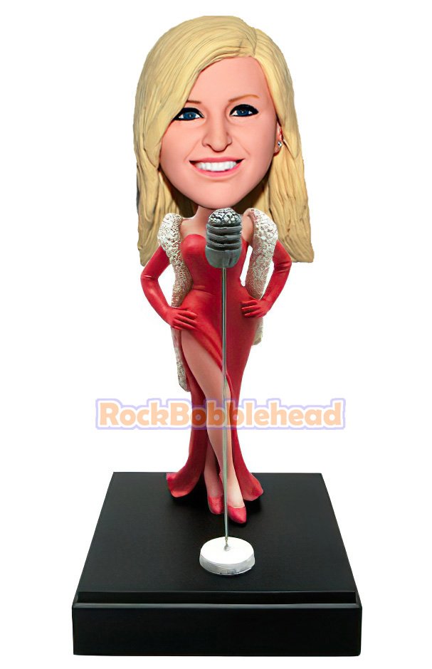Sexy Singer Custom Bobblehead
