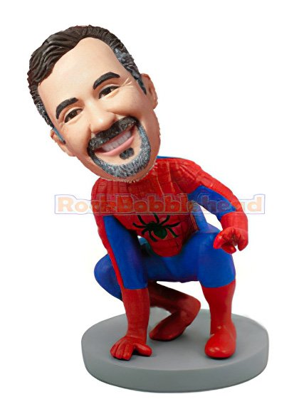 Custom Man Bobble Head Doll Like Spider