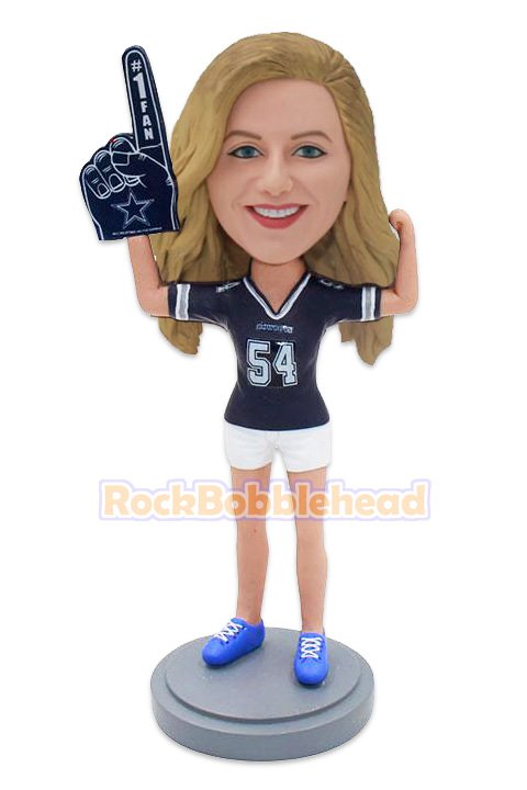 Female Super Sport Fans Custom Bobblehead