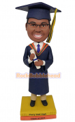 Grad Guy Holding a Diploma Bobblehead