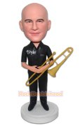 Trombone Player Custom Bobblehead