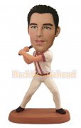 Custom Baseball Player Swinging The Bat Bobblehead