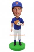 Custom Sports Bobbleheads For Baseball Catching Player
