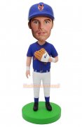 Custom Sports Bobbleheads For Baseball Catching Player