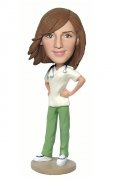 Female Nurse Custom Bobblehead