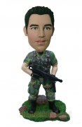 Super Agent Custom Bobblehead Doll