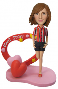 Love Story Girl Custom Bobblehead
