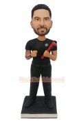 Mechanic Holding a Wrench Custom Bobblehead