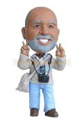 Travelling Photographer Custom Bobblehead