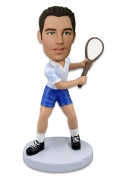 Male Tennis Star Custom Bobblehead