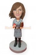 Female Teacher Custom Bobblehead