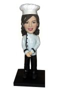 Female Chef Custom Bobblehead