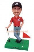 Golf Player Personalized Bobblehead