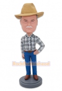 Personalized Cowboy Bobblehead