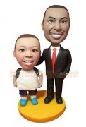 Daddy and Son Custom  Bobblehead