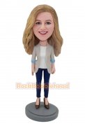 Office Staff Lady Custom Bobbleheads