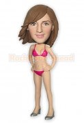 Pretty Bikini Girl Custom Bobblehead