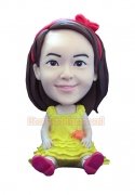 Little Girl With Skirt Custom Bobblehead