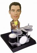 Rock Band Drummer Bobble Head Doll
