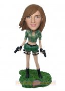 Female Agent Custom Bobblehead Doll