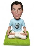 Male Yoga Custom Bobblehead