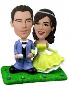Custom Wedding Cake Topper Bobblehead