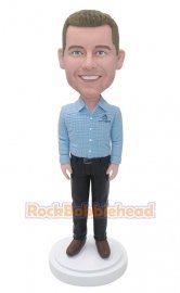 Custom Bobblehead Standing with Hands on Sides