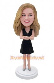 Hands On Chest Custom Bobblehead Gifts For Her