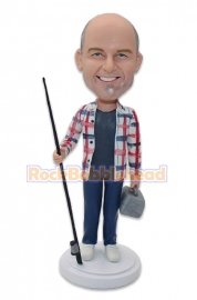 Go Out for Fishing Custom Bobblehead