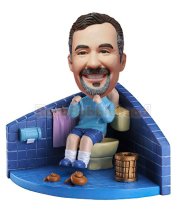 Funny Toilet Guy Custom Bobblehead