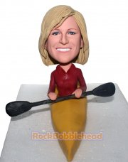 Kayaking Custom Bobblehead, Kayak Bobblehead