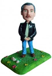 Boss in Jacket Custom Bobblehead