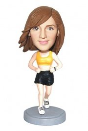 Female Runner Custom Bobblehead