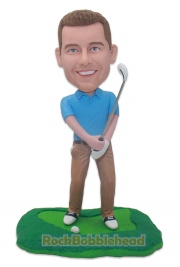 Golfing Custom Bobblehead