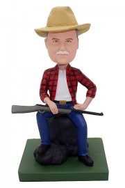 Cowboy with Gun Custom Bobblehead