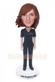 Female Dental Nurse Custom Bobblehead