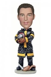 Fireman Custom Bobble Head Doll