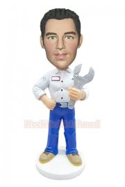 Mechanic Custom Bobblehead Doll