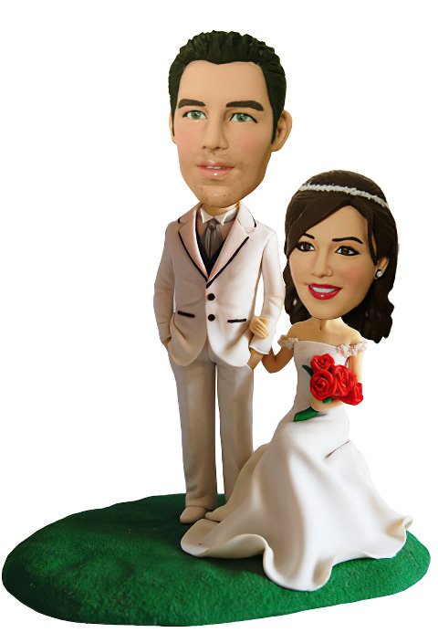 Wedding Couple Bobblehead